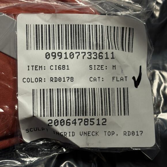 J Crew Lana Bikini Top Classic Sculpt M NWT Carolina Clay Red Swim CI681 J.Crew - Picture 5 of 5